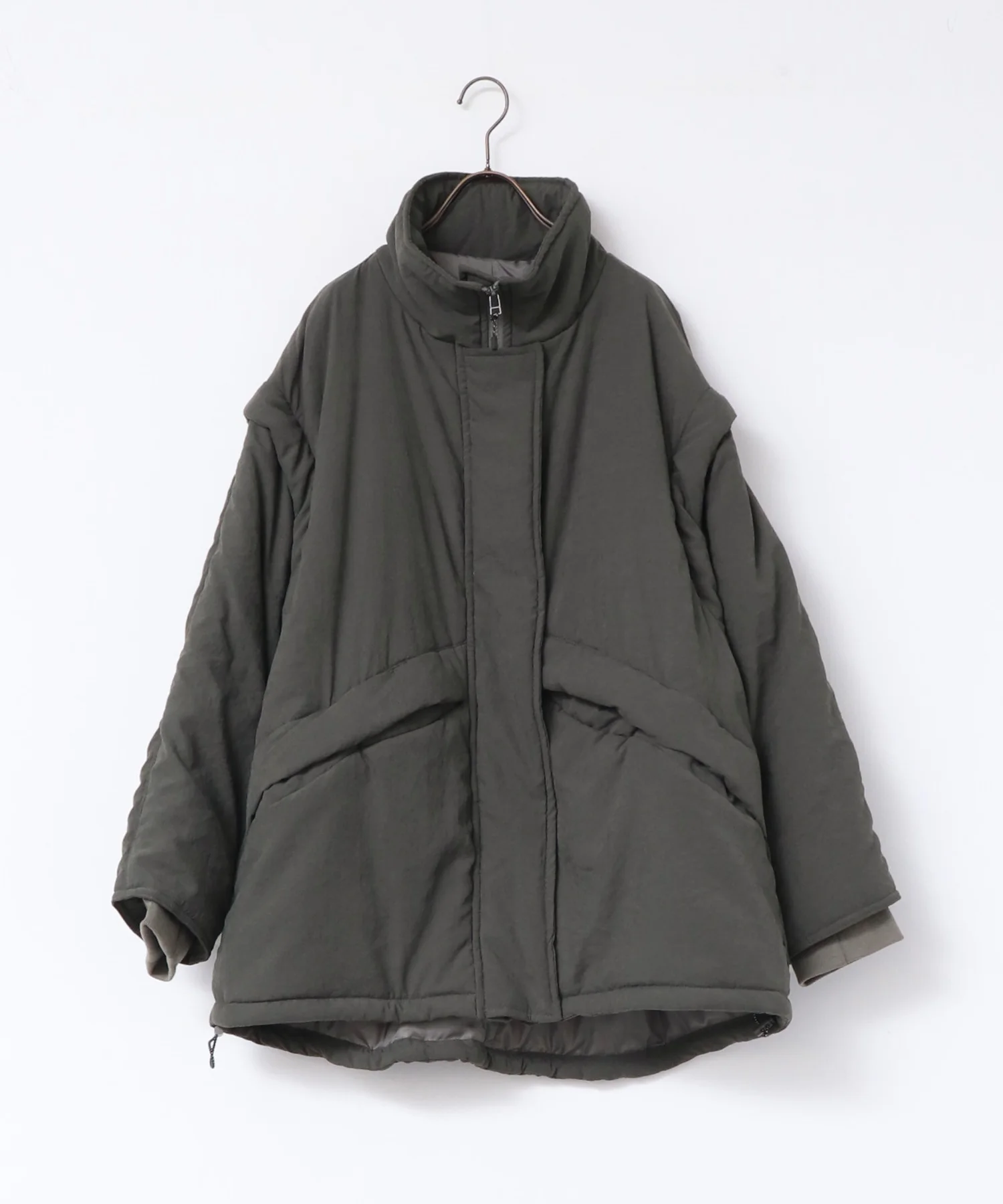 袖取り外しモッズコート