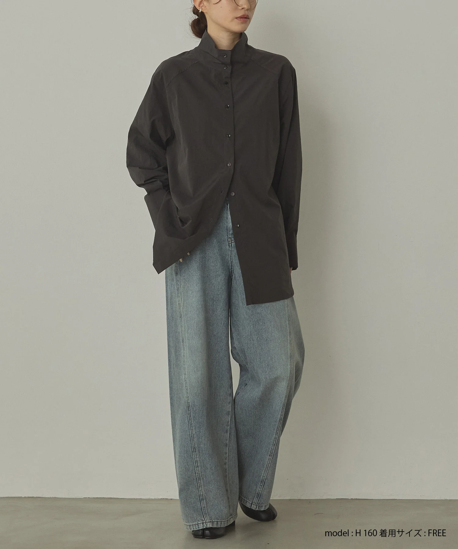 2WAY ハイネックシャツ