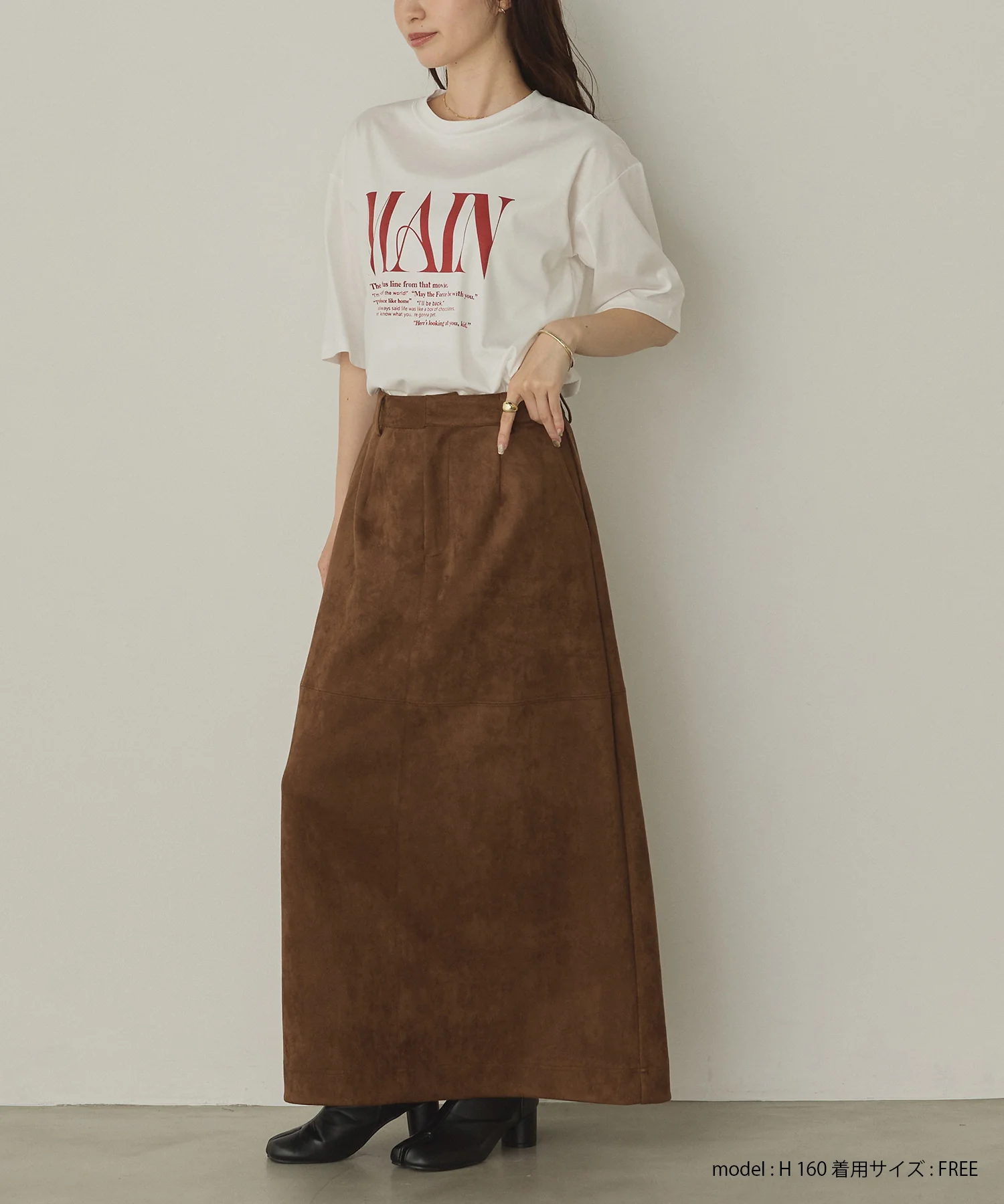 ロゴプリント 半袖T