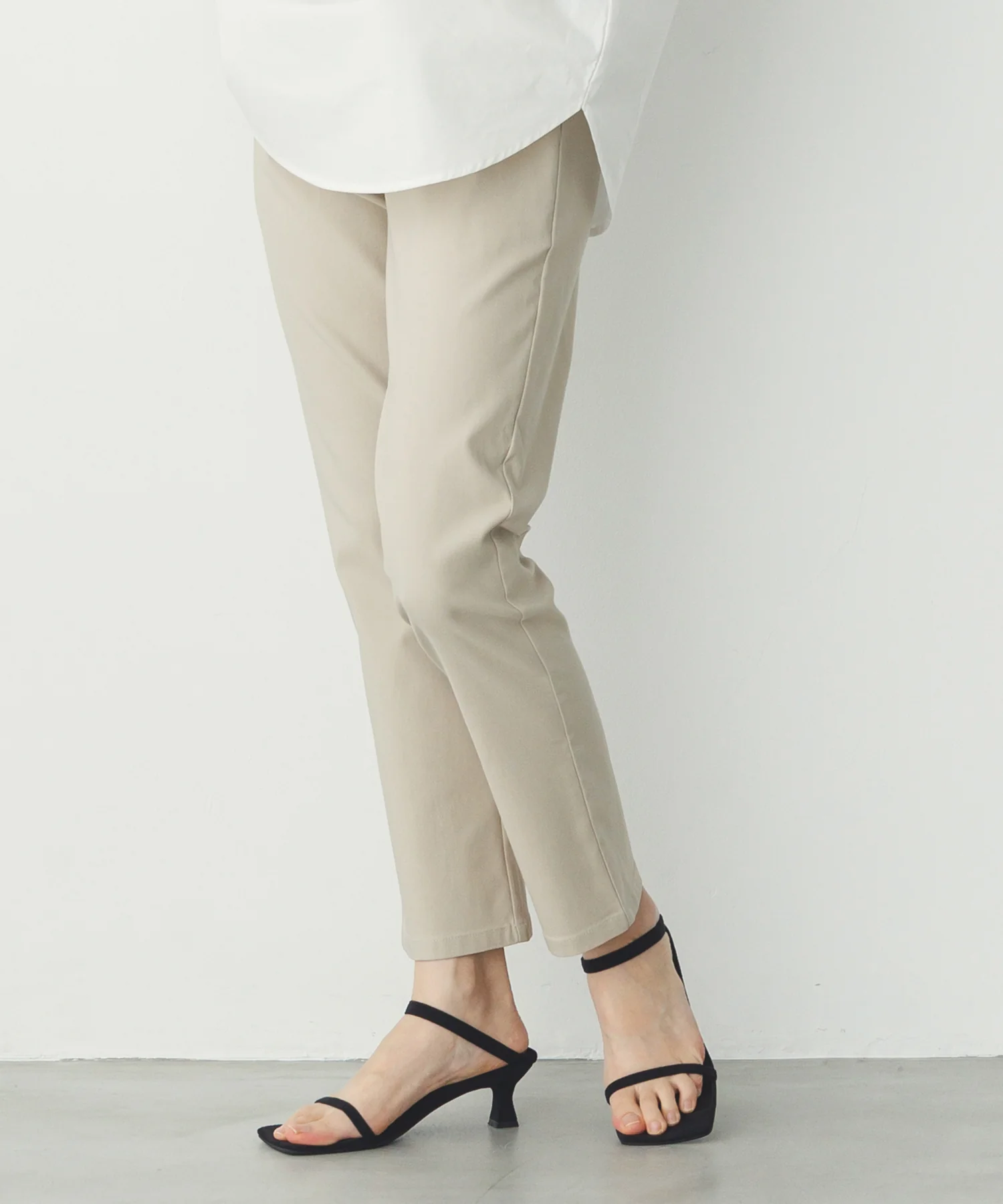 【ストレッチ】バリラクテーパードパンツ　S/Mサイズ