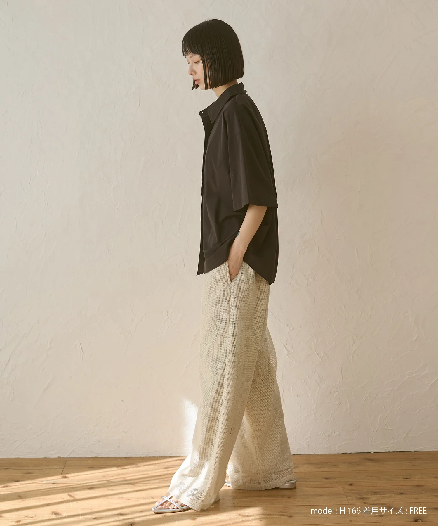 【新色追加】【接触冷感】 バックタックシャツ