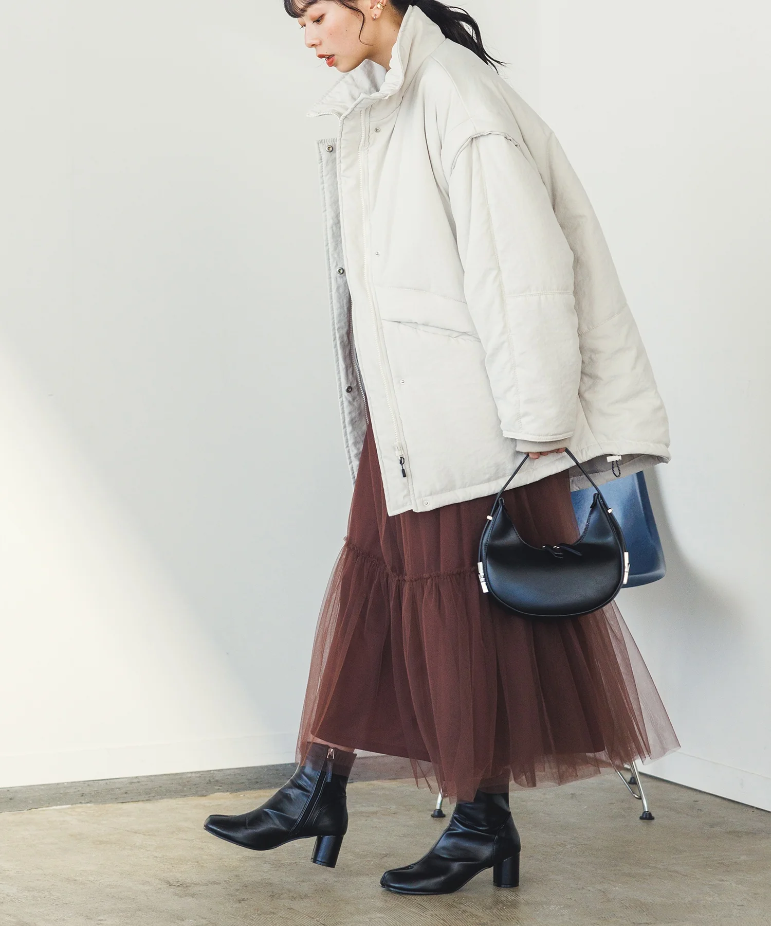 袖取り外しモッズコート