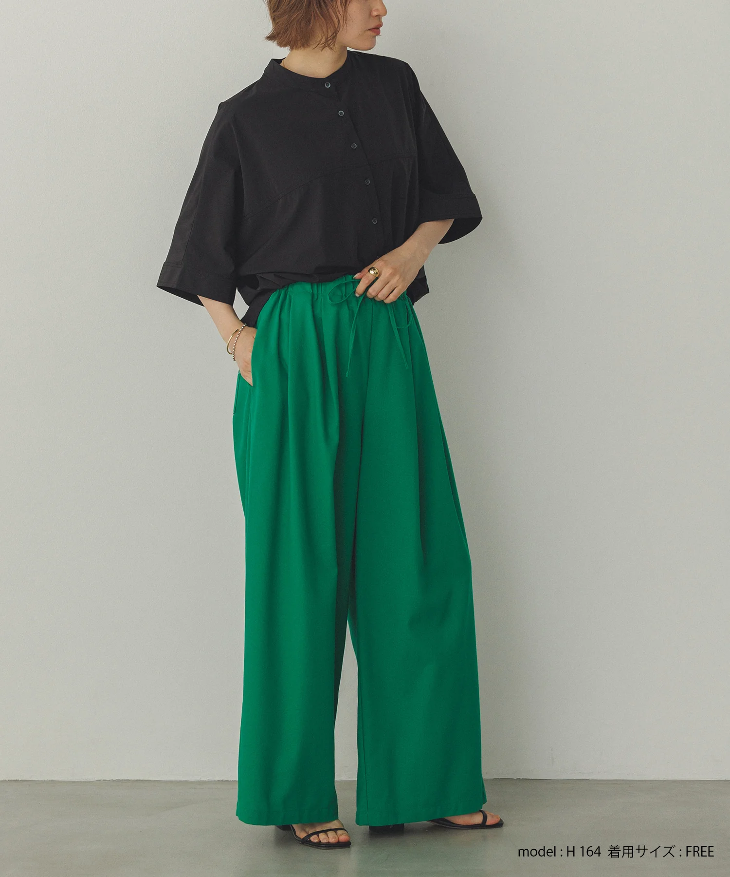 【接触冷感】ドルマンシャツ