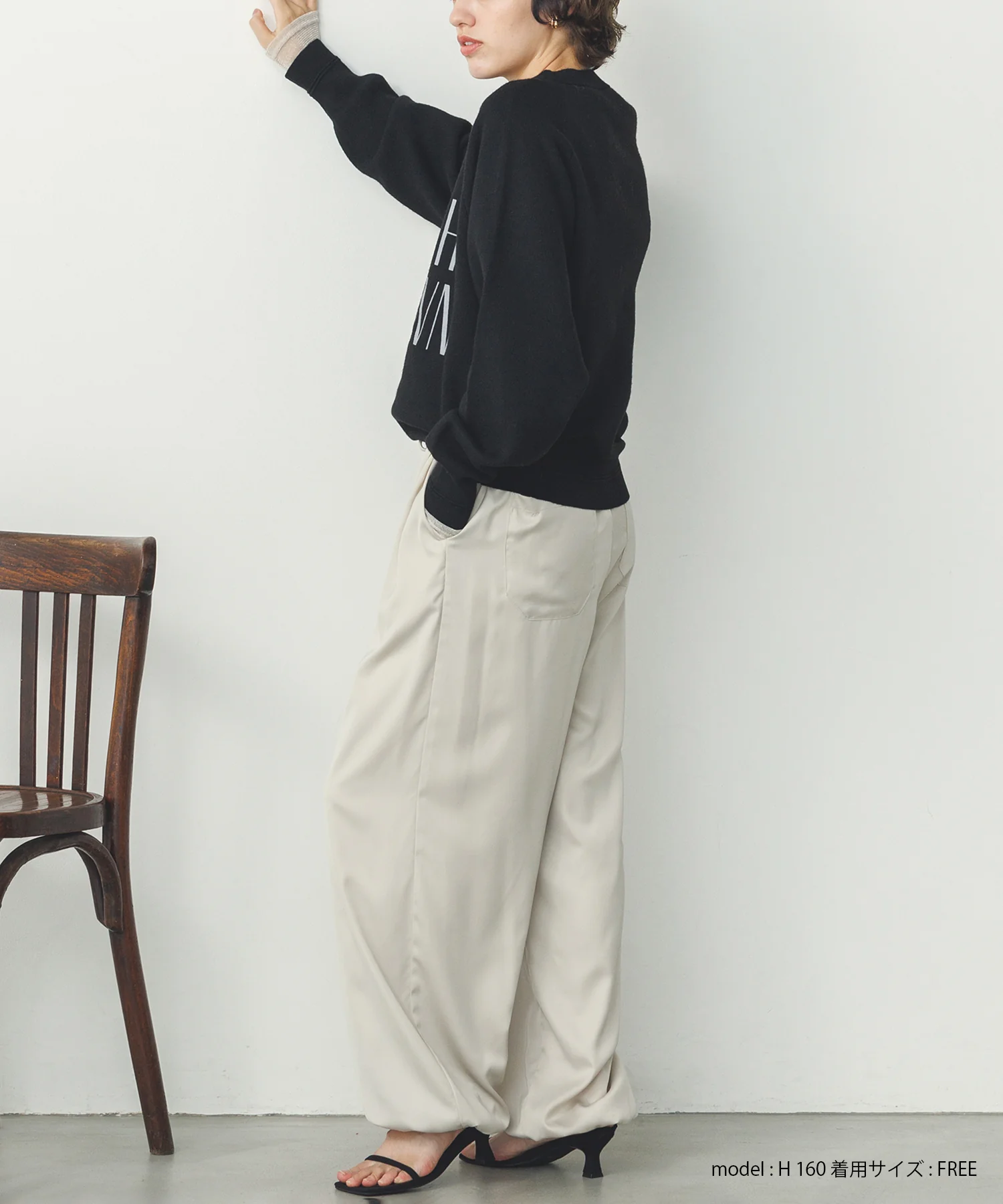 【WEB限定/別注】【新色追加】スウェットライクロゴニット